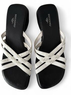 Y2K dockers chunky leather sandals